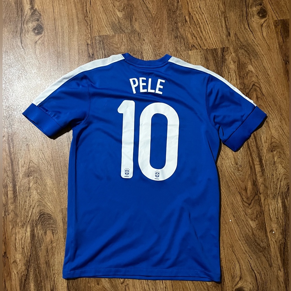 Nike Pèle #10 Brazil Away Jersey
